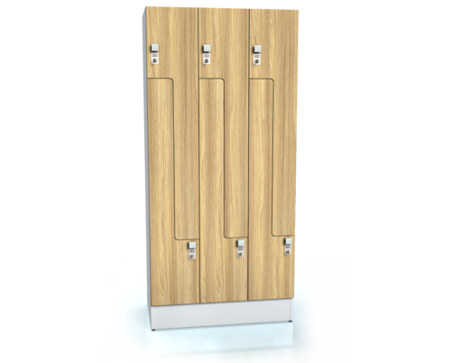 Premium lockers Z-shaped doors ALFORT DD 1920 x 900 x 520